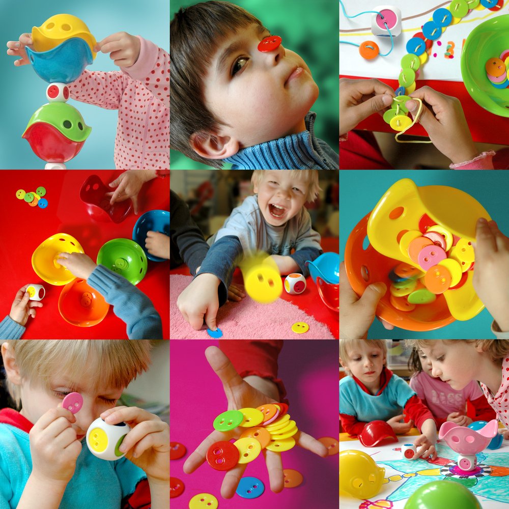 Moluk Bilibo Game Box – Creative Toddler Toy with Mini Bilibos, Pixel Chips & Elastic Dice