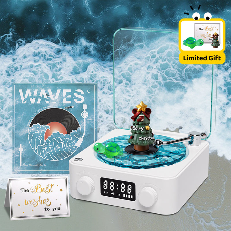 Premium Waves Retro Bluetooth Vinyl Record Player Light 🎁