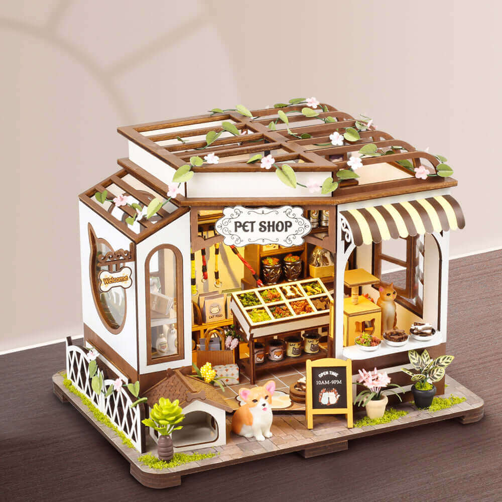 Pet Shop DIY Miniature House | Miniacraft