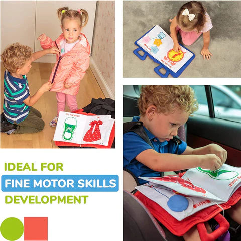 Montessori Learning Book for Children – Promoting Fine Motor Skills