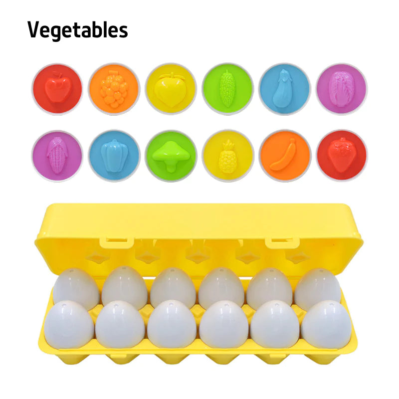 LOVEALOTTER Montessori Matching Eggs