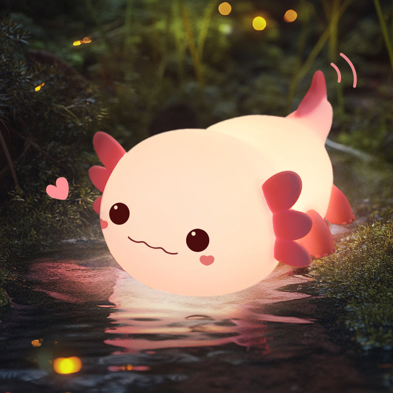 MiniaCraft® 2025 Limited Version Axolotl Squish Night Light - Perfect Gift 🎁