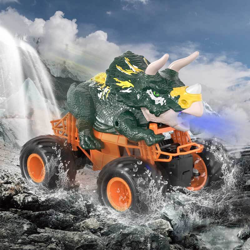 Remote Control Triceratops Car