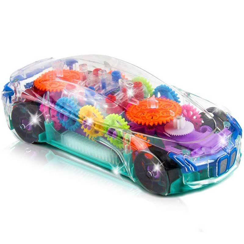 Light Up Transparent Car Toy