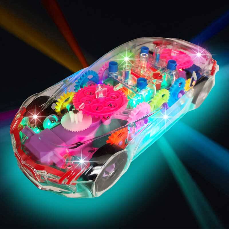 Light Up Transparent Car Toy