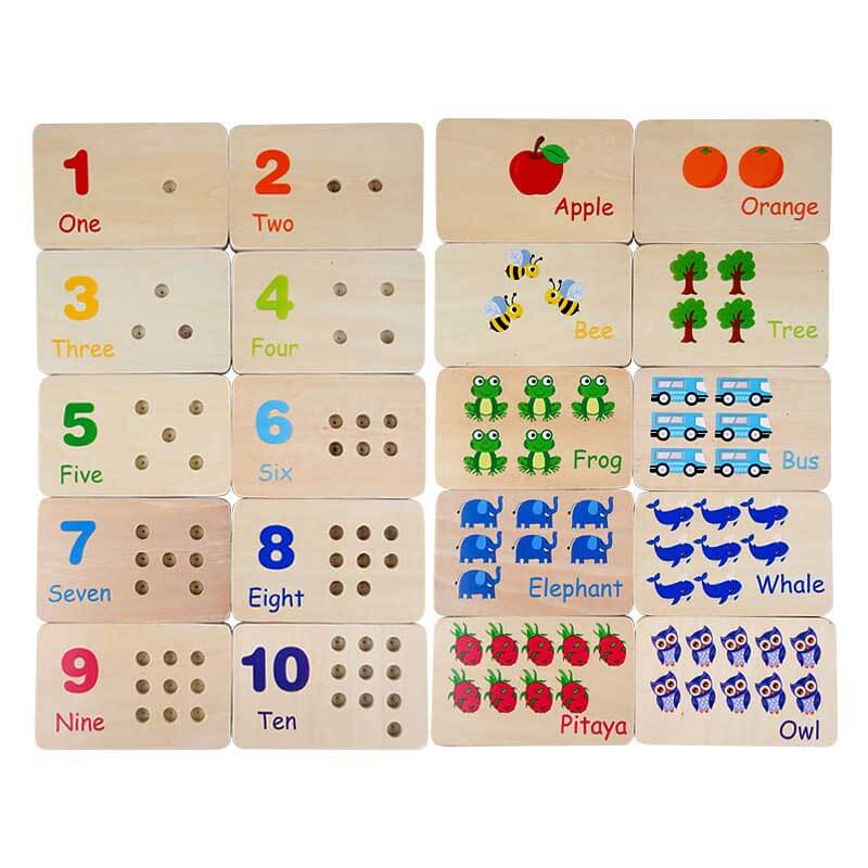 Wooden Math Manipulatives Game