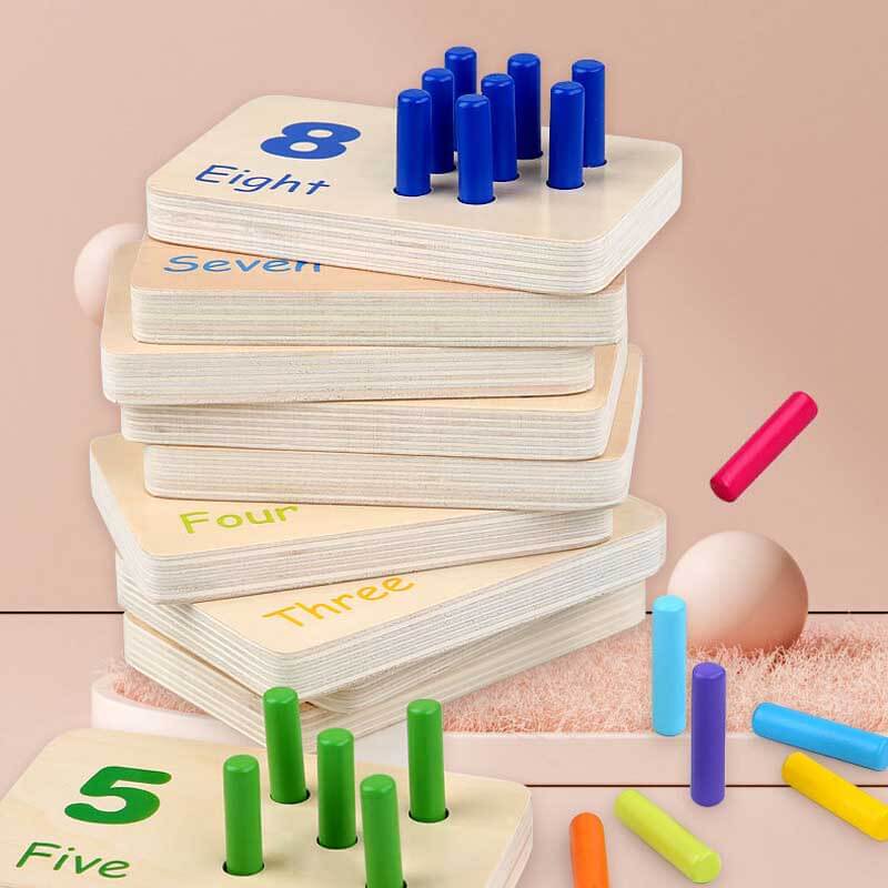 Wooden Math Manipulatives Game