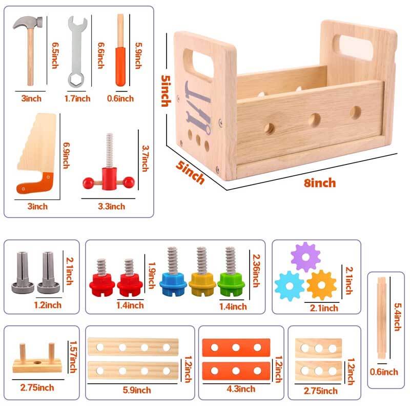 STEM Pretend Construction Tool Set