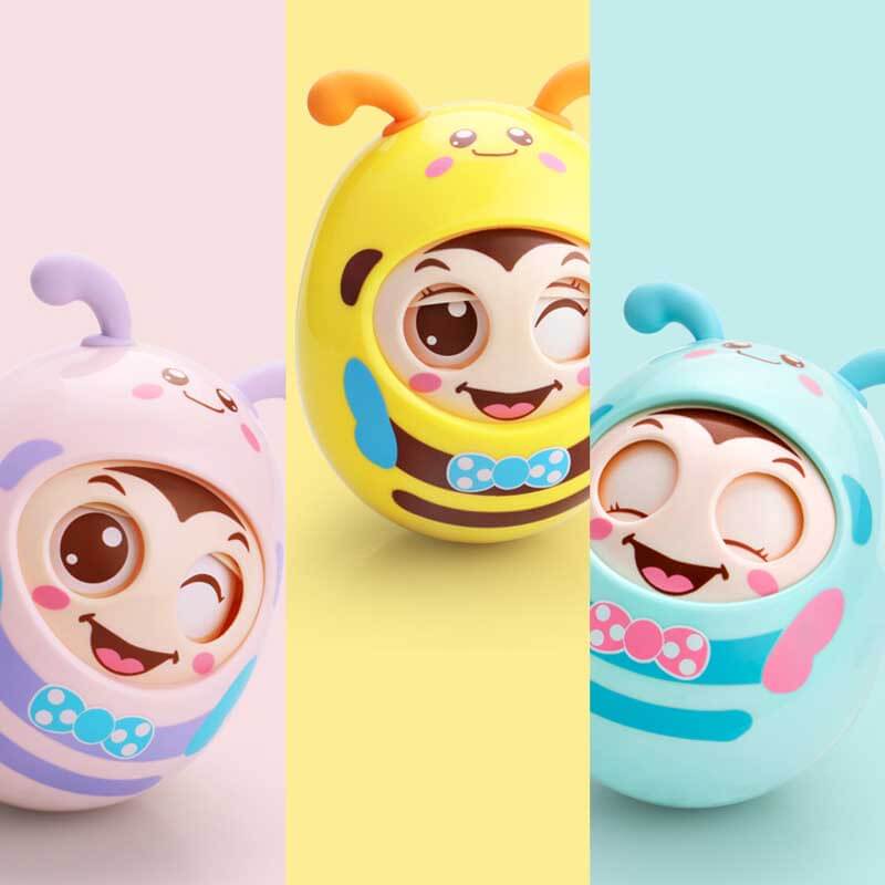 Cartoon Bee Tumbler Toy