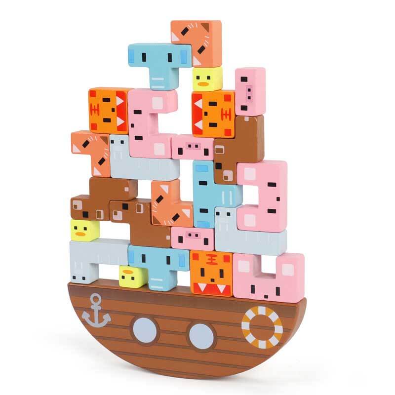 Animals Wooden Stacking High