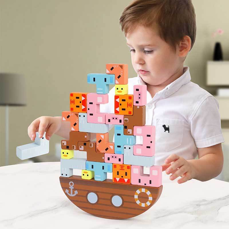 Animals Wooden Stacking High