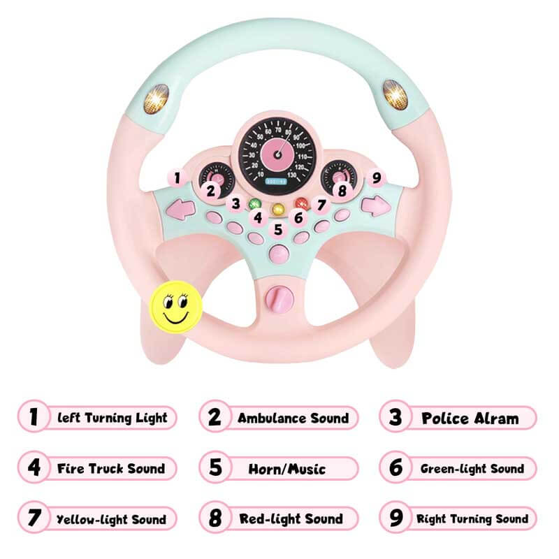 Simulated Steering Wheel for Kids