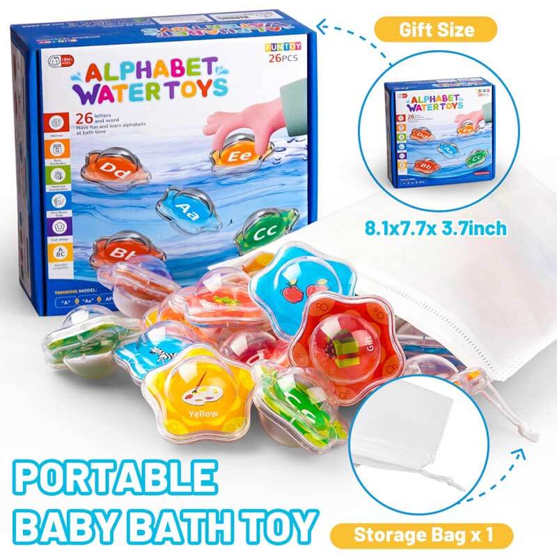 Alphabet Baby Bath Toys