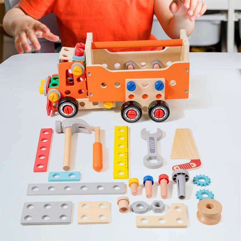 Wooden Tool Set for Kids