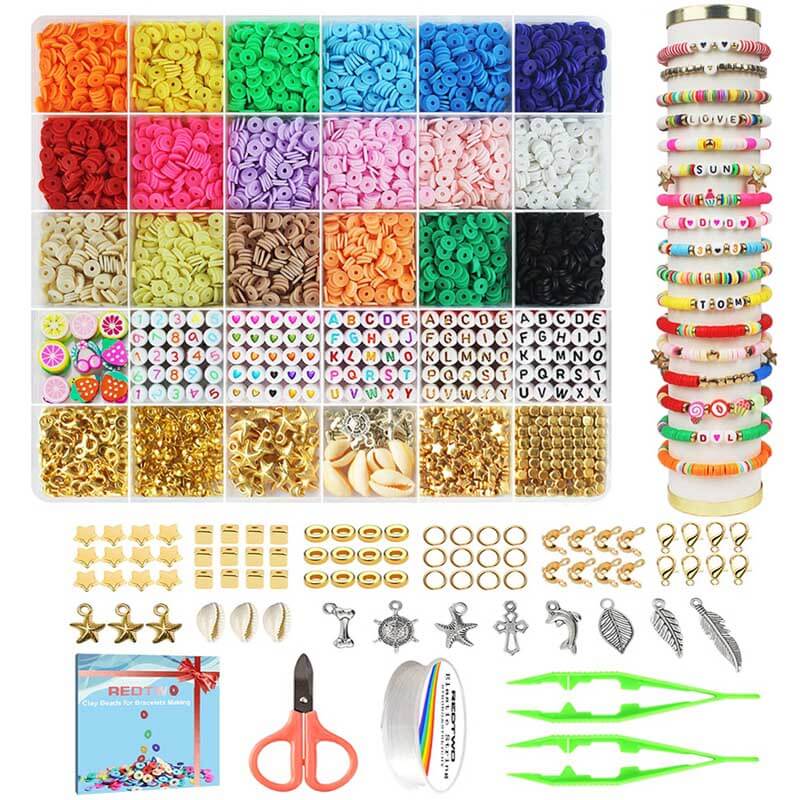 Clay Beads Bracelet Making Kit