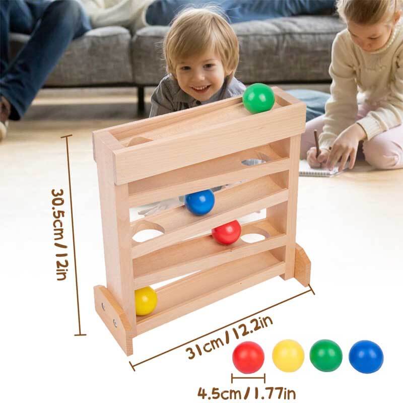 Montessori Wooden Ball Drop Toy