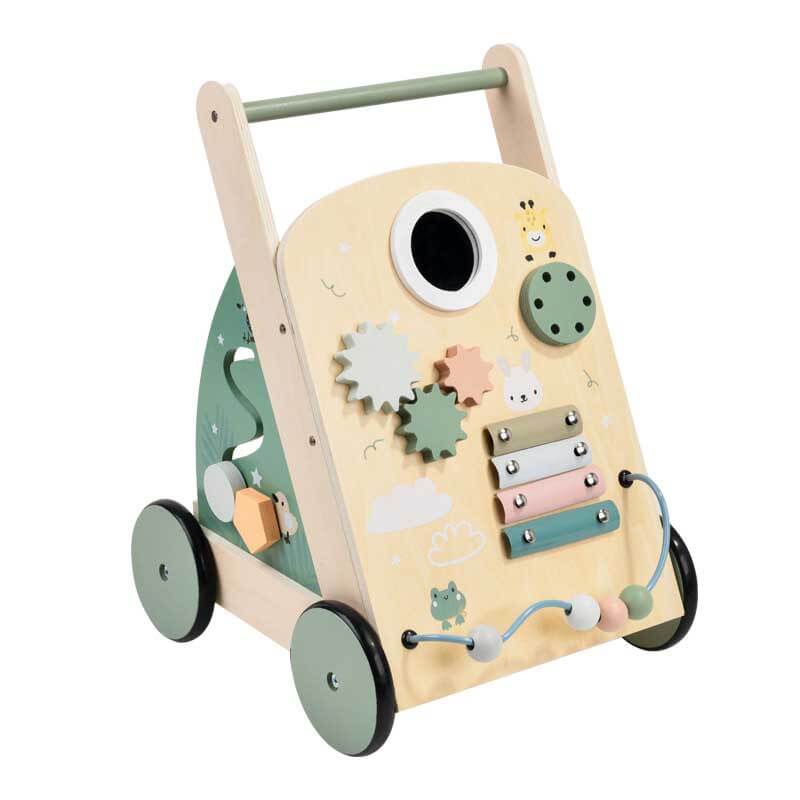 Multi-functional Wooden Baby Walker