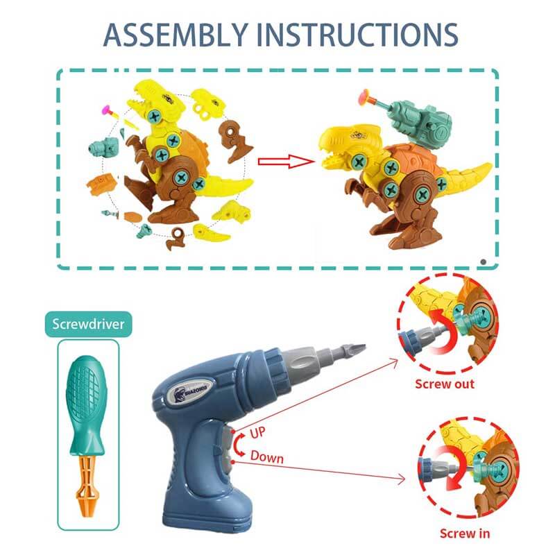 Creative Assemble Dinosaur Toys