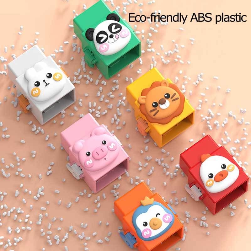 Pressable Animal Stacking Blocks