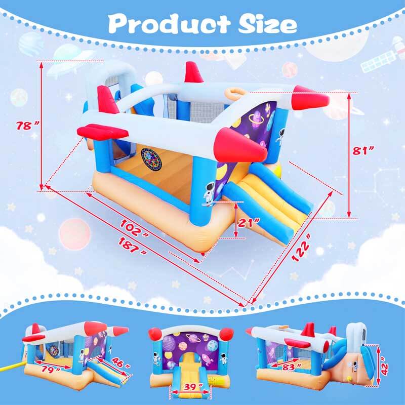 Space-theme Outdoor Inflatable Bouncer