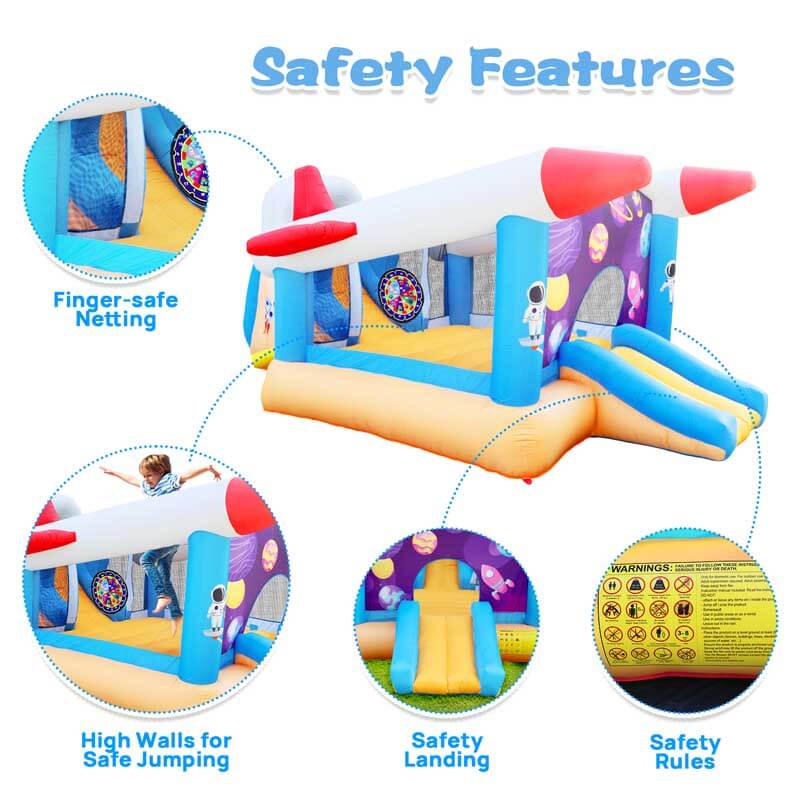 Space-theme Outdoor Inflatable Bouncer