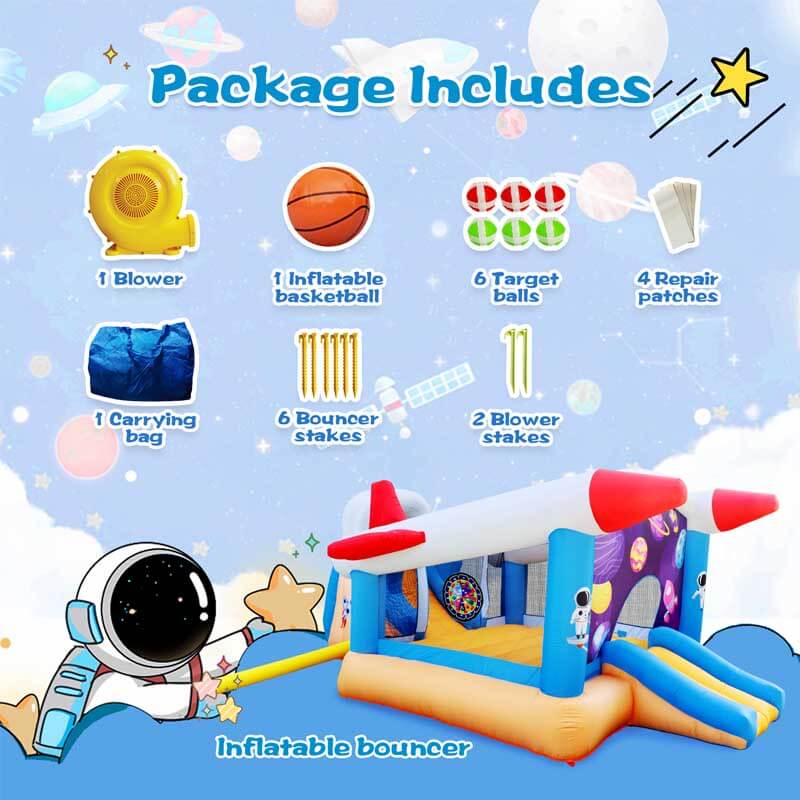 Space-theme Outdoor Inflatable Bouncer