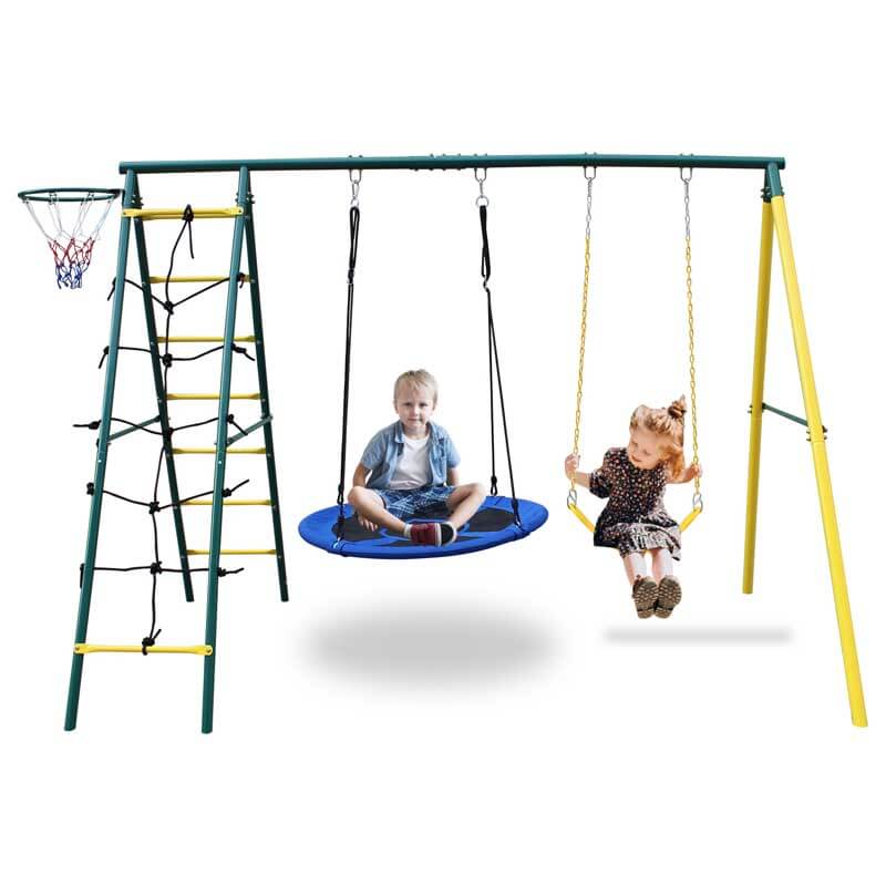 Outdoor Backyard Swing Set