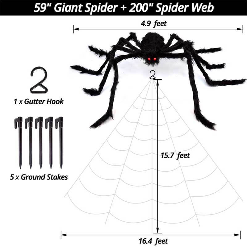 Giant Spider Halloween Decorations