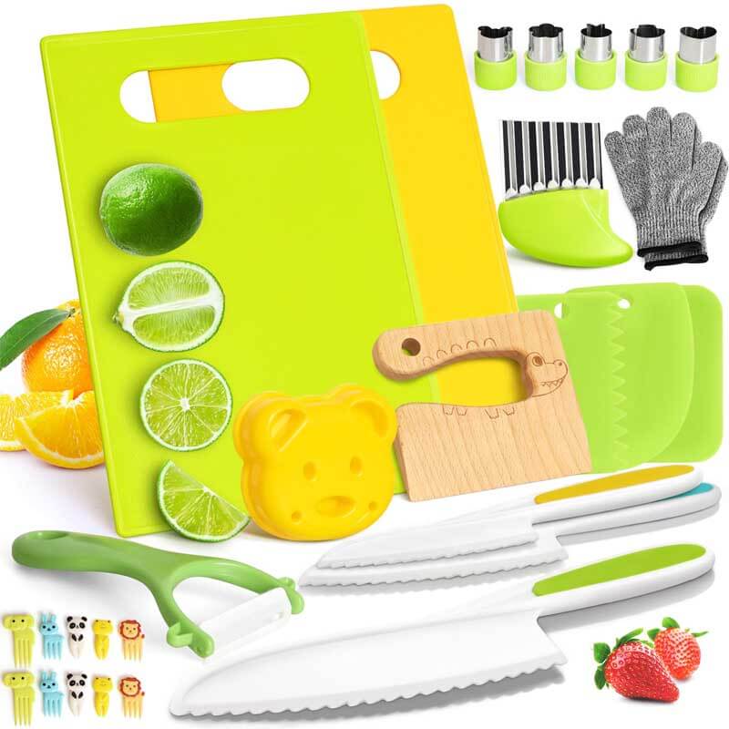 28PCS Toddler Knife Set