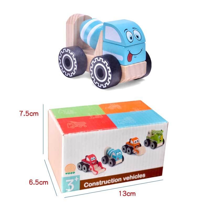 Wooden Vehicle Combination Puzzle