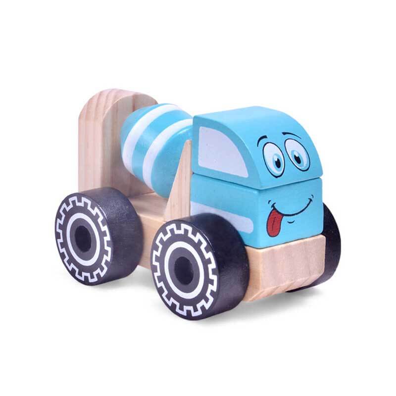 Wooden Vehicle Combination Puzzle