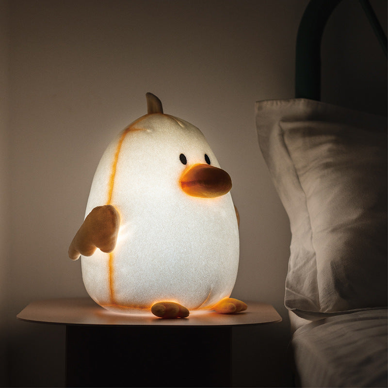 Cute Duck LED Squishy Night Light For Gift USB Rechargeable Duck Lamp