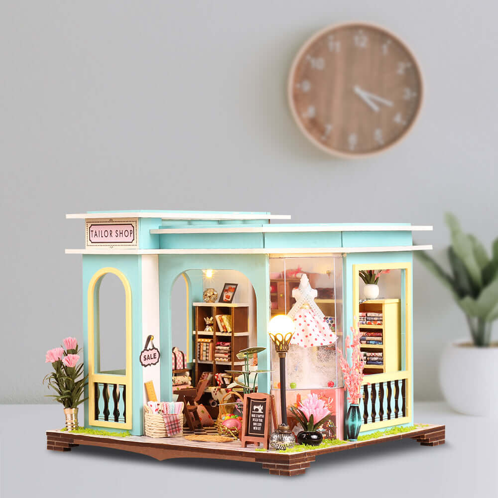 Tailor Shop DIY Miniature House | Miniacraft