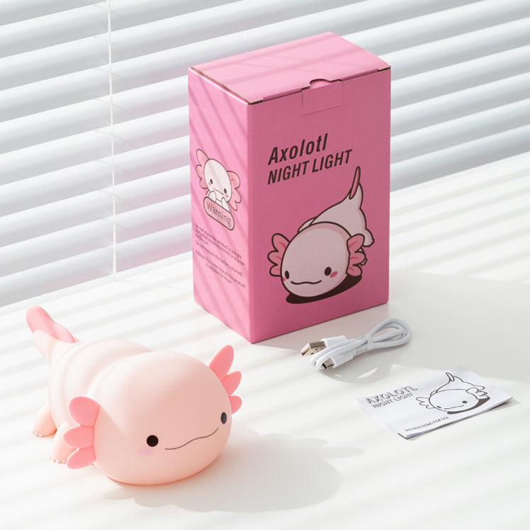 MiniaCraft® Axolotl Cute Squishy Night Light - Perfect Gift 🎁