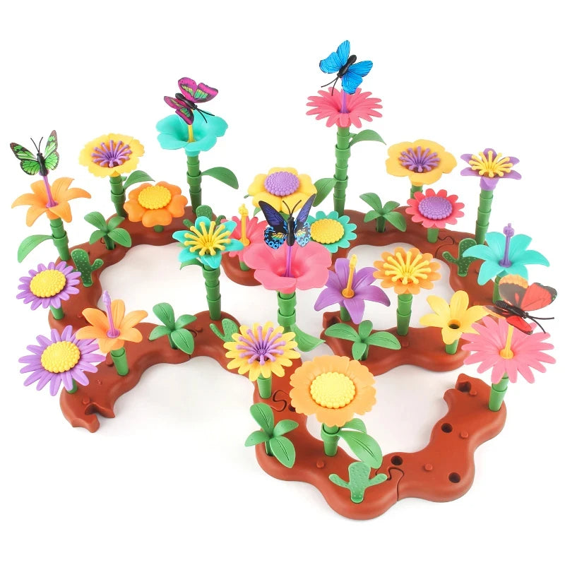 Flower Building Blocks Set