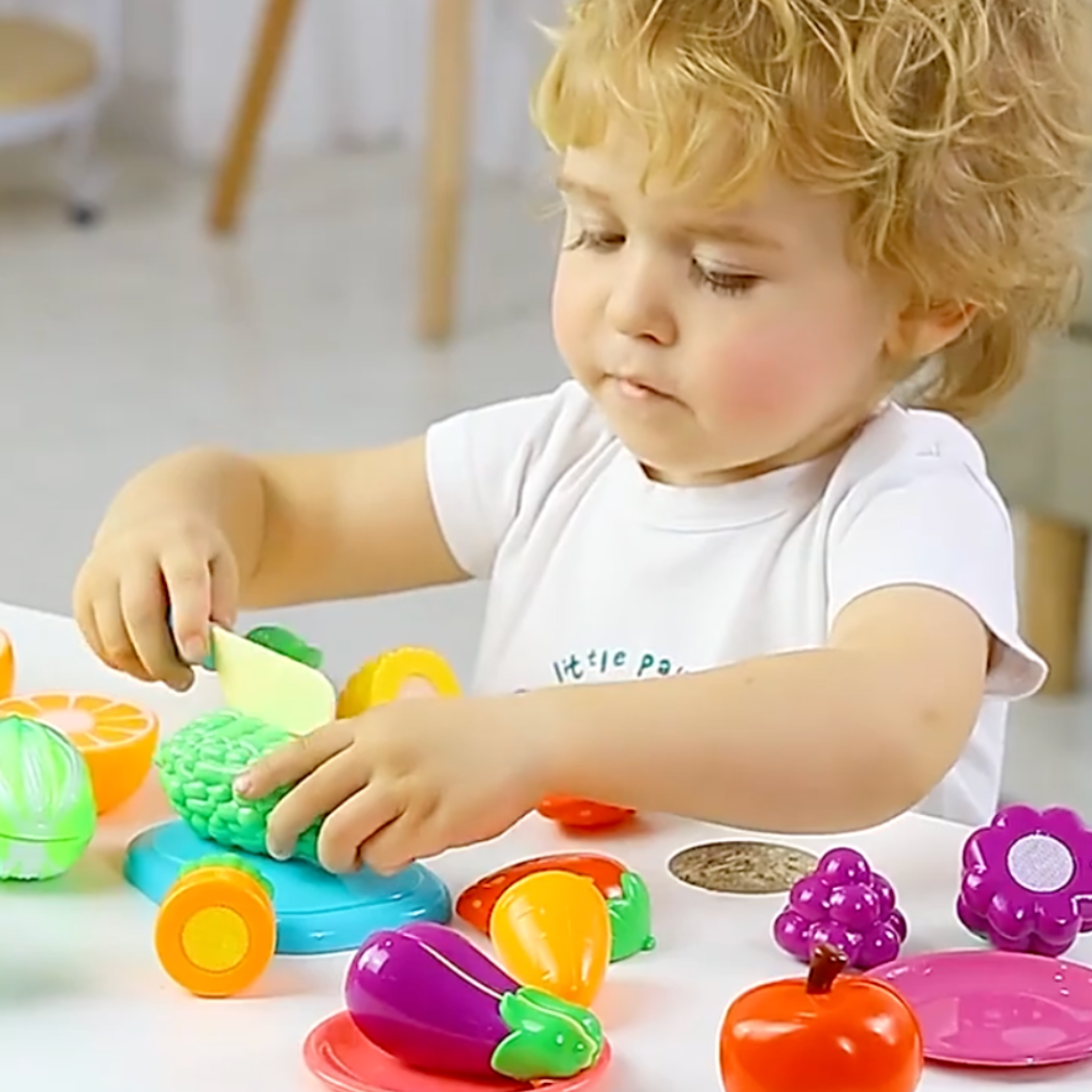 Cuttable Fruits and Vegetables Play Set