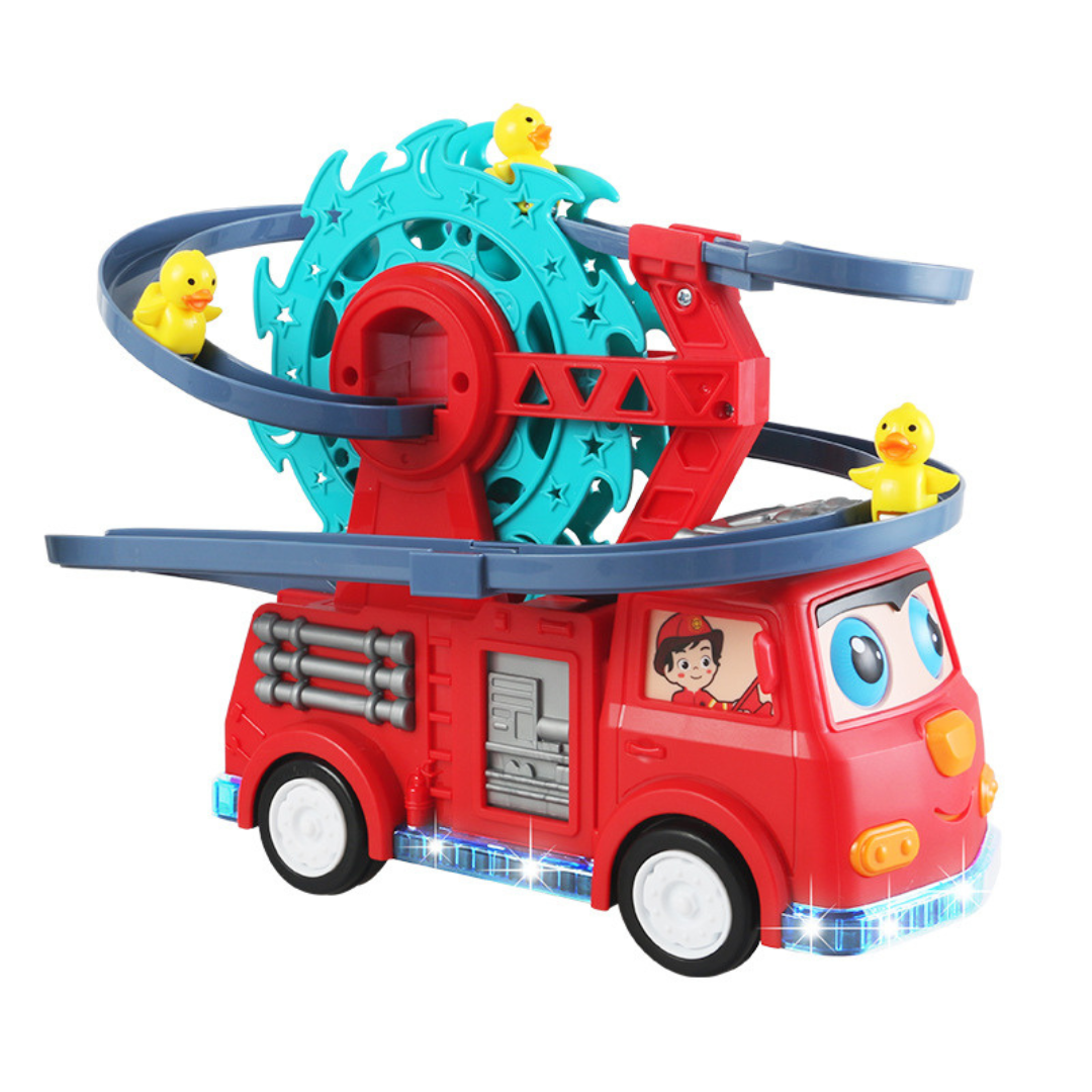 Fire Brigade Duck Slide Toy Car