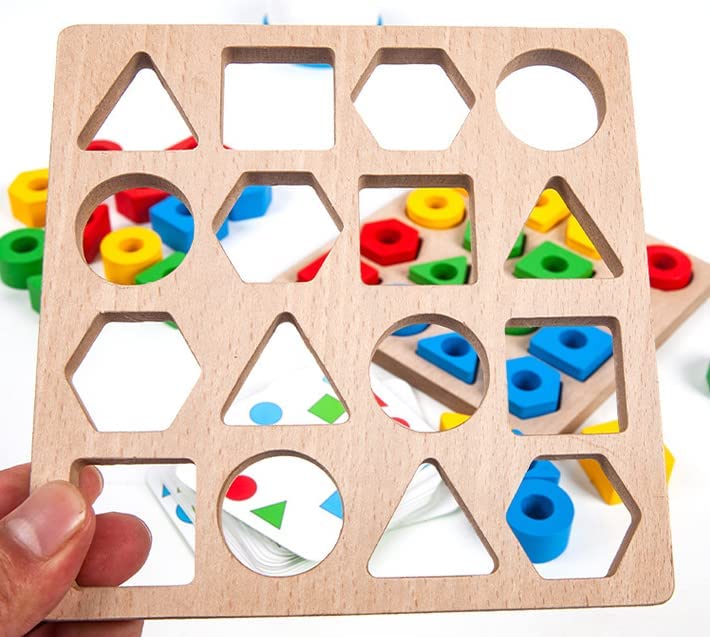 Shape Matching Game Color Sensory Educational Toy