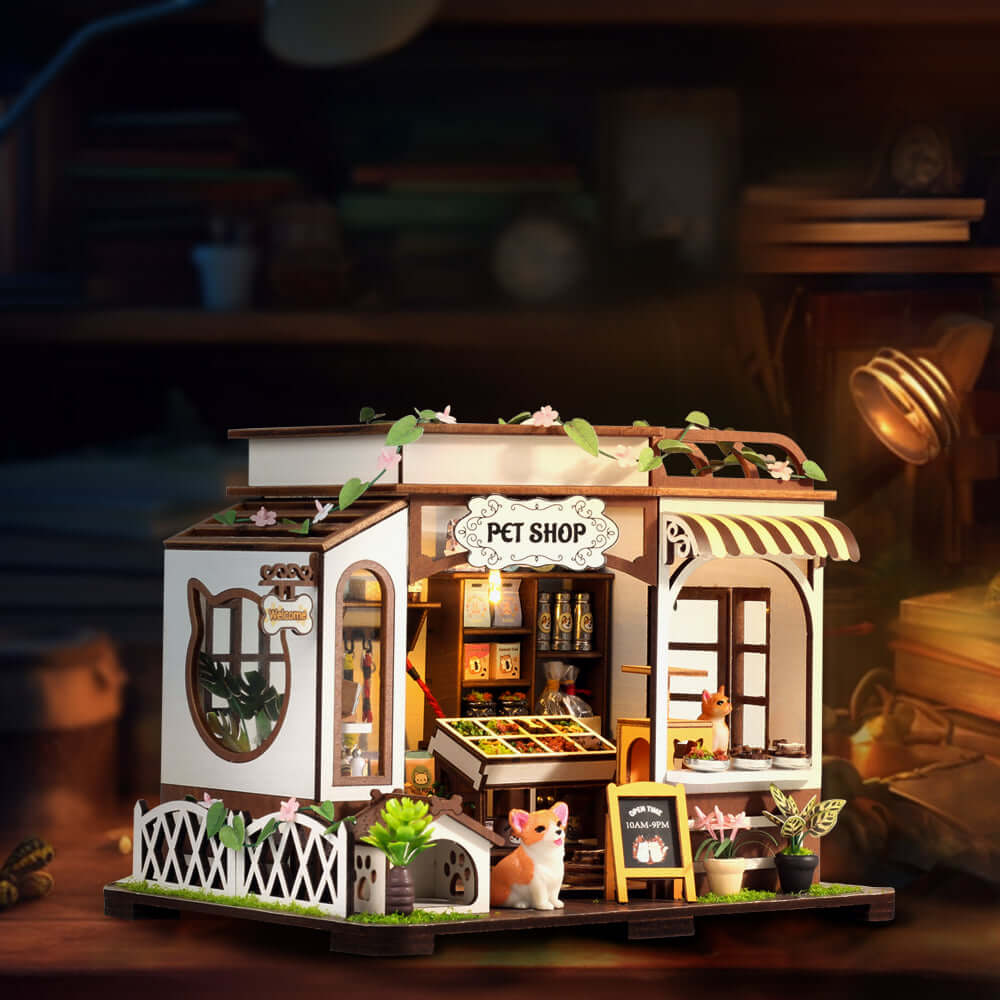 Pet Shop DIY Miniature House | Miniacraft