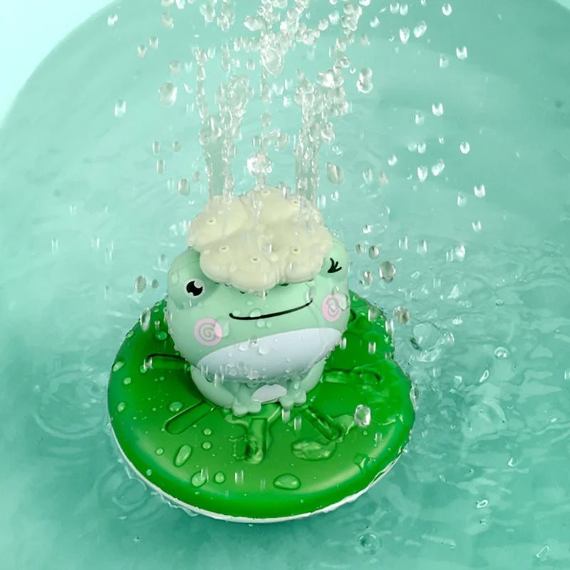 Sprinkling Frog Bath Toy