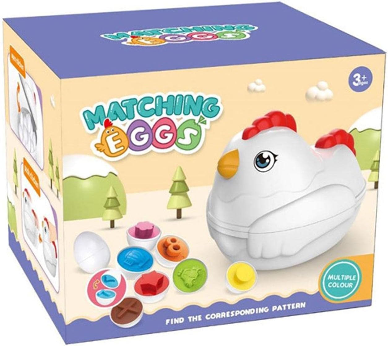 Montessori Mama Hen Matching Eggs