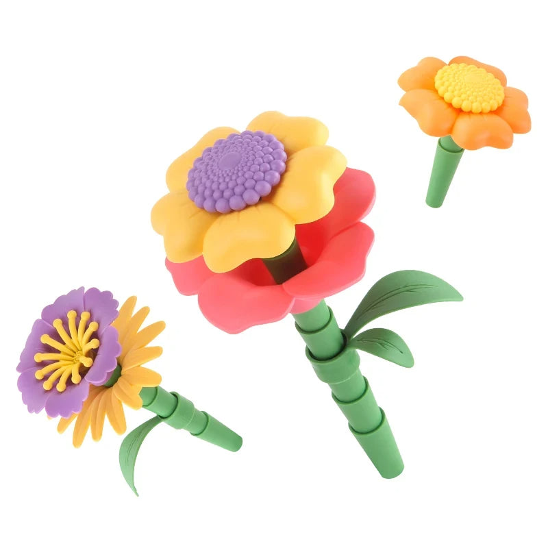 Flower Building Blocks Set