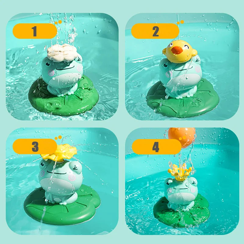 Sprinkling Frog Bath Toy