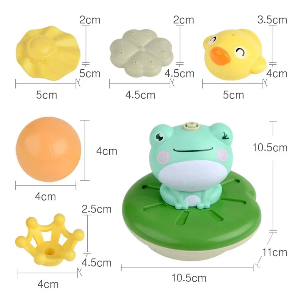 Sprinkling Frog Bath Toy