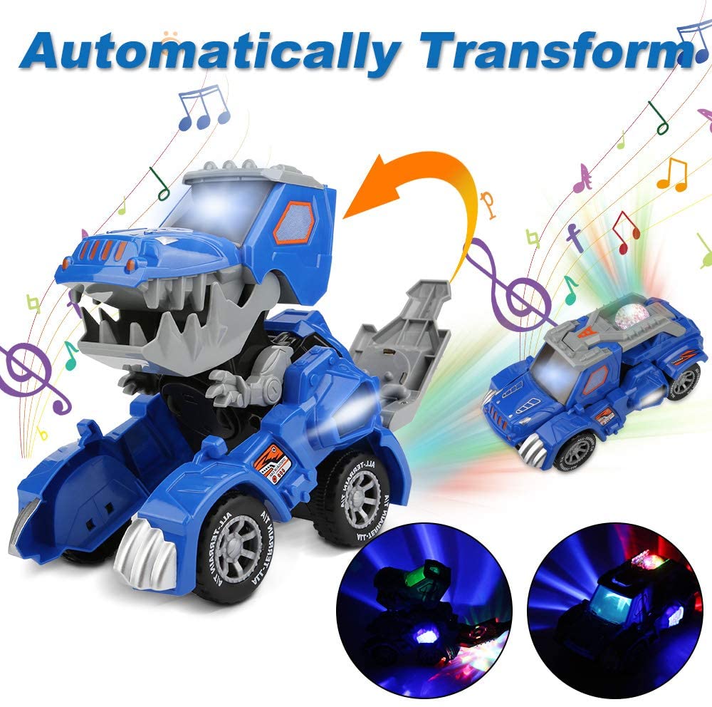 Transforming Dinosaur LED SUV Car