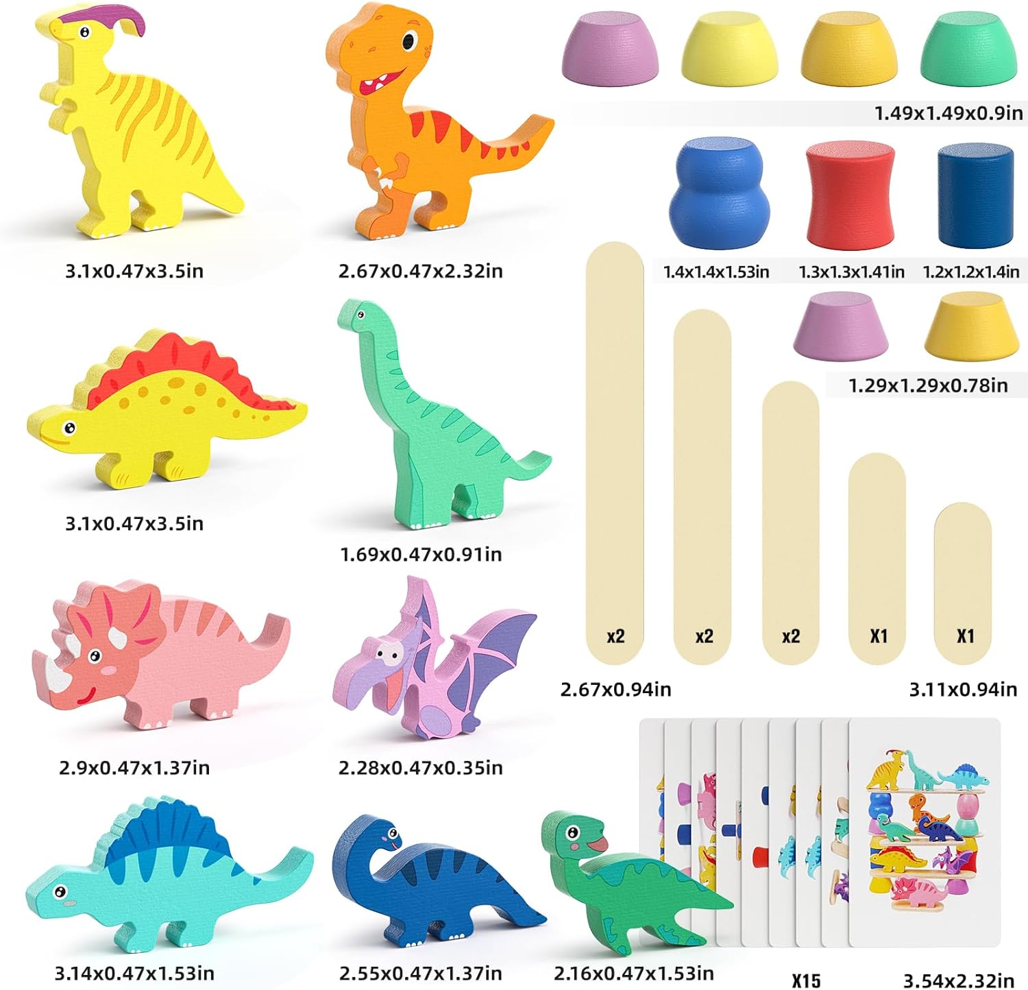 Delightful Dinosaur Montessori Sorting Toy for Toddlers