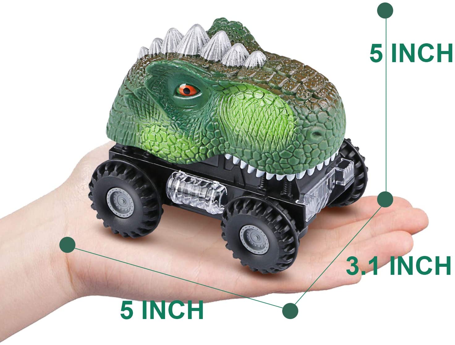 Roaring Dinosaur LED Car (2 PACK)