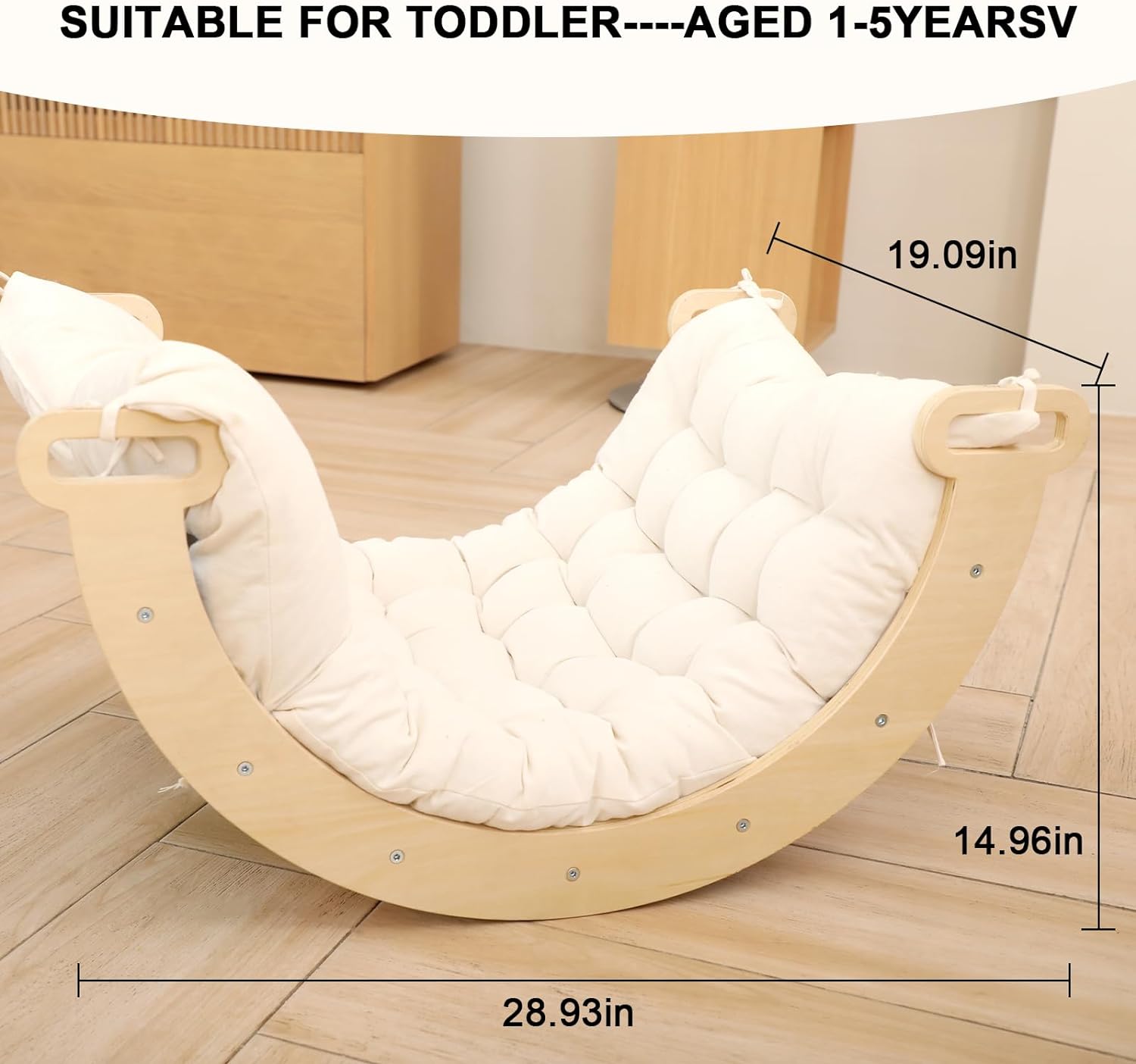 Montessori Climbing Arch and Rocker Bed