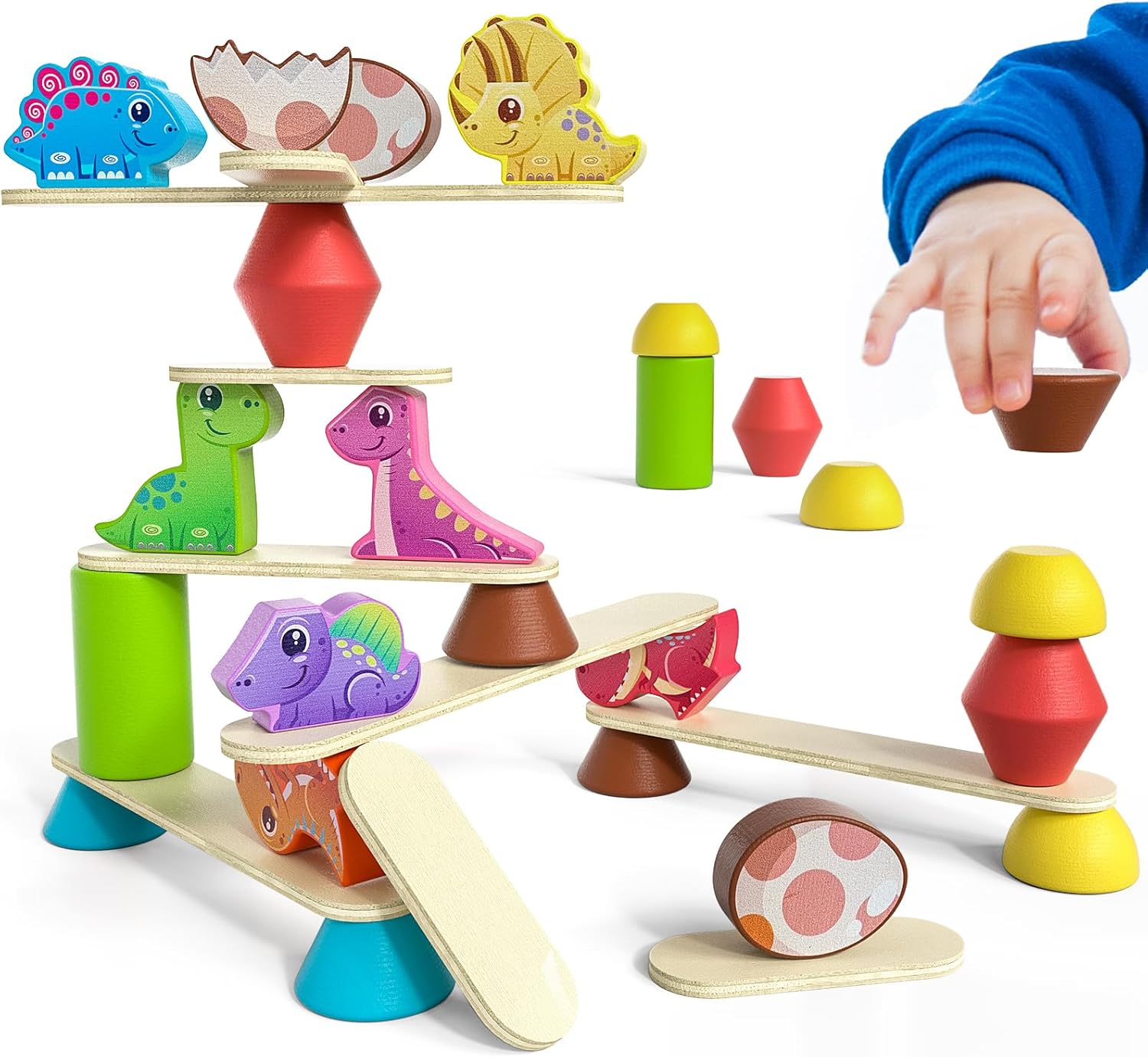 Delightful Dinosaur Montessori Sorting Toy for Toddlers