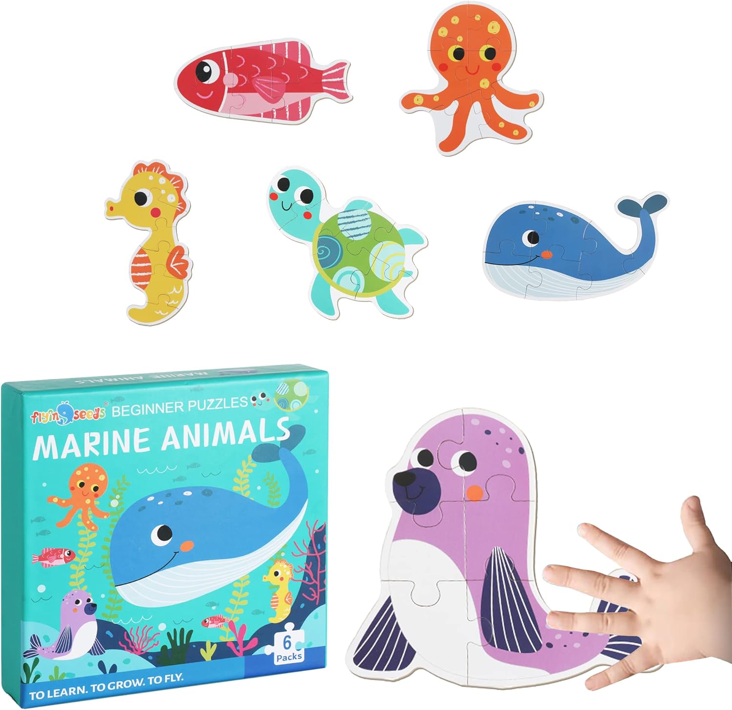 Wooden Jigsaw Puzzles for Toddlers